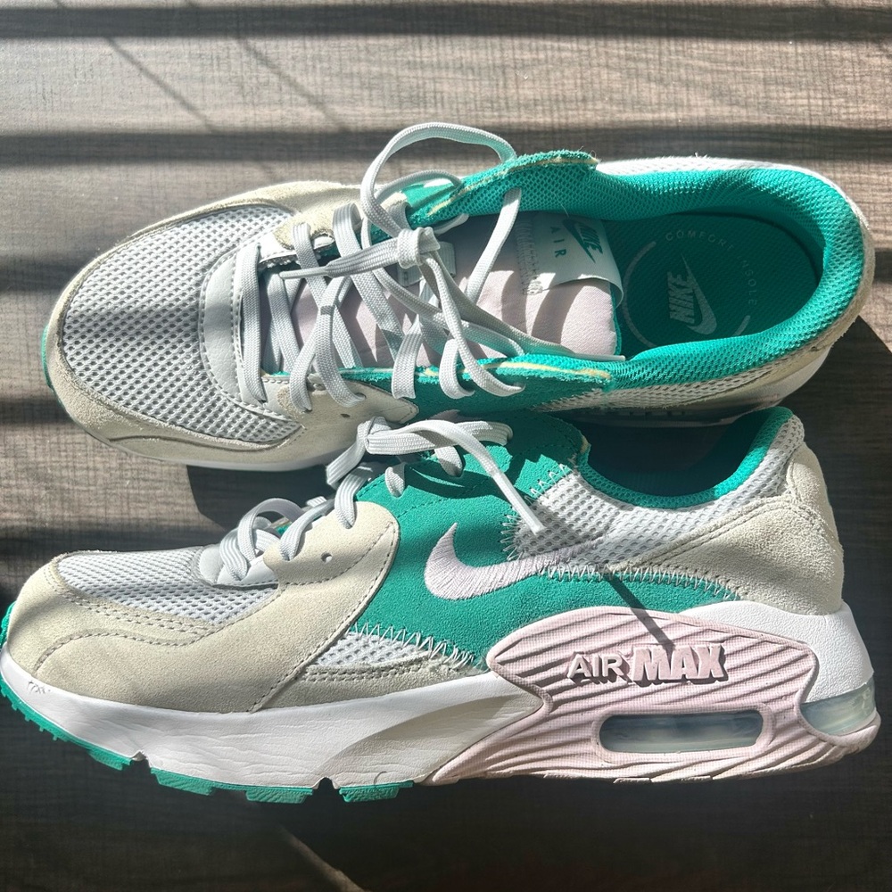 Nike air max purple and turquoise